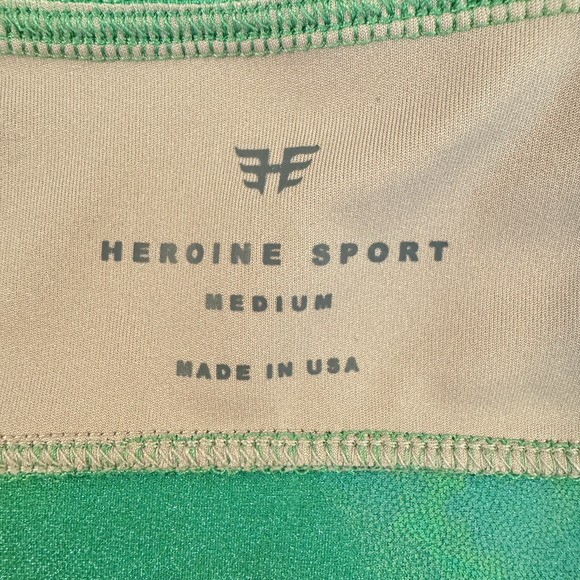 Heroine Sport Green One-Shoulder Sports Bra - Picture 4 of 10
